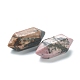 Faceted No Hole Natural Rhodonite Healing Stones(G-K034-20mm-14)-2