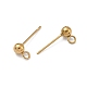 304 Stainless Steel Stud Earring Findings(STAS-P448-11C-G)-2