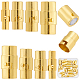 32Sets 4 Style Brass Locking Tube Magnetic Clasps(KK-SC0002-88G)-1