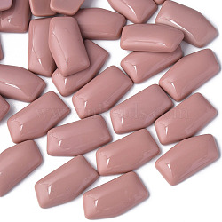 Opaque Acrylic Cabochons, Nuggets, Rosy Brown, 27x14.5x5mm, about 300pcs/500g(MACR-S373-136-A14)