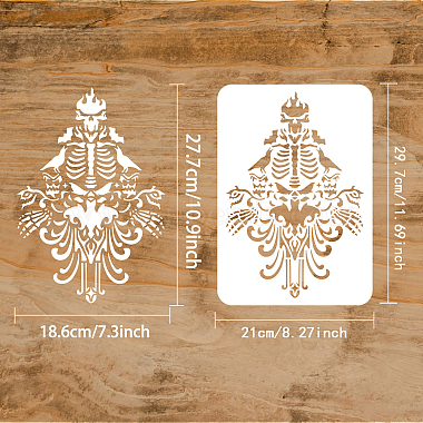 Plastic Drawing Painting Stencils Templates(DIY-WH0396-180)-2