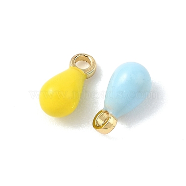 Brass Enamel Pendants(KK-K364-17A-G)-2