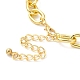 2piezas 2 estilos de collares con colgante de aluminio dorado(NJEW-P289-02A-G)-4