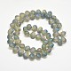 Frosted Electroplate Glass Shell Beads Strands(EGLA-M002-B04)-2