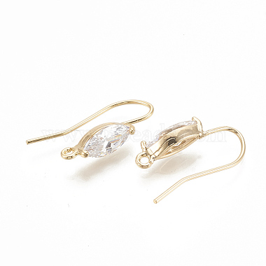 Brass Earring Hooks(X-KK-S345-212G)-2