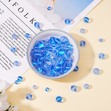 Synthetic Moonstone Beads Strands(G-SZ0001-86C)-4