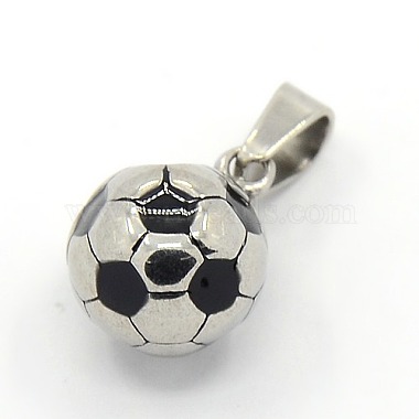 Stainless Steel Color Black Sports Goods Stainless Steel+Enamel Charms