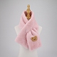 Verstellbarer Nackenwärmer-Schal aus Polyester-Kaninchenfell für Jungen und Mädchen(COHT-PW0001-33A)-1