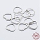 925 Sterling Silver Bead Frames(STER-F036-15S-16x14)-1