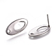 Accessoires de puces d'oreilles en 304 acier inoxydable(STAS-M274-010P)-1