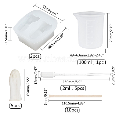 Kits de moldes de silicona para portalápices y portalápices diy olycraft(DIY-OC0002-80)-2