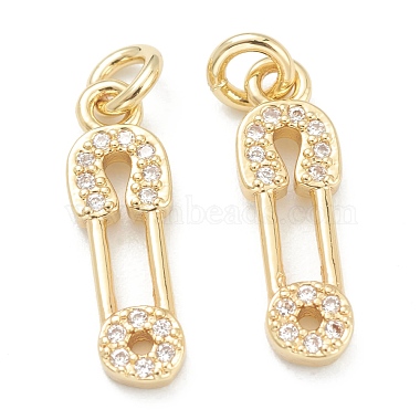 Golden Clear Others Brass+Cubic Zirconia Pendants