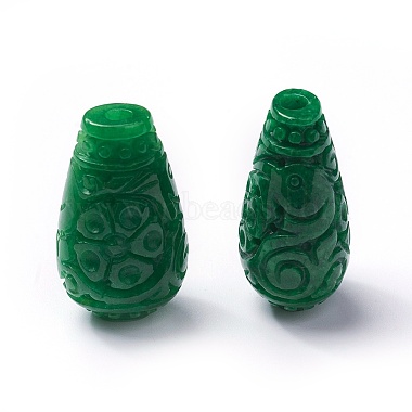 Natural Myanmar Jade/Burmese Jade Beads(G-L495-05)-2