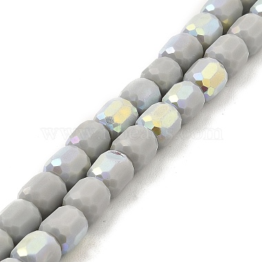 brins de perles de verre imitation jade givré(GLAA-P058-08A)-2