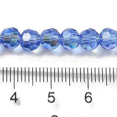 electrochapa transparentes de vidrio hebras de cuentas(EGLA-A035-T6mm-L14)-4