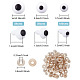 200 Sets 3 Styles Plastic Safety Eyes(DIY-GO0001-08)-2