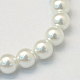 Baking Painted Pearlized Glass Pearl Round Bead Strands(HY-Q330-8mm-01)-2