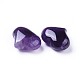 Natural Amethyst Heart Palm Stone(G-F659-A08)-2