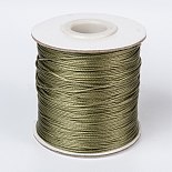 0.5mm DarkKhaki Waxed Polyester Cord Thread & Cord(YC-0.5mm-116)