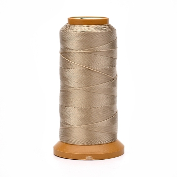Polyester Threads, for Jewelry Making, Tan, 0.12mm, about 1640.41 yards(1500m)/roll