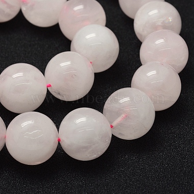 Natural Rose Quartz Beads Strands(X-G-P335-21-8mm)-4