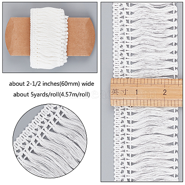 Gorgecraft Cotton Lace Ribbon Edge Trimmings(OCOR-GF0002-01B-02)-2