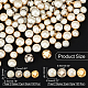 200Pcs 4 Style 4-Hole Mini Acrylic Imitation Pearl Buttons Sets(BUTT-NB0001-61)-2