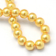 Chapelets de perles rondes en verre peint(X-HY-Q330-8mm-56)-4