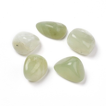 Natural New Jade Beads, Healing Stones, for Energy Balancing Meditation Therapy, Tumbled Stone, Vase Filler Gems, No Hole/Undrilled, Nuggets, 20~35x13~23x8~22mm