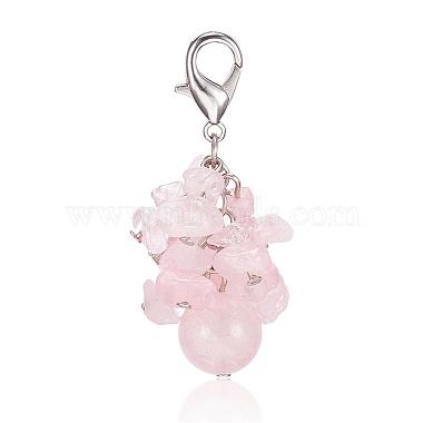 Natural Gemstone Cluster Pendants(HJEW-JM00257)-2