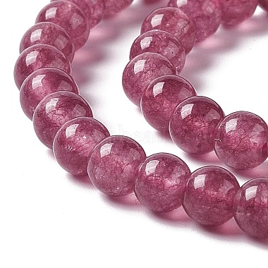 Natural Jade Imitation Garnet Beads Strands(G-I334-02A)-3