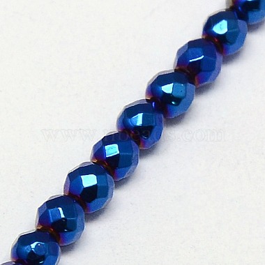 Electroplate Non-magnetic Synthetic Hematite Beads Strands(G-J169B-4mm-03)-3