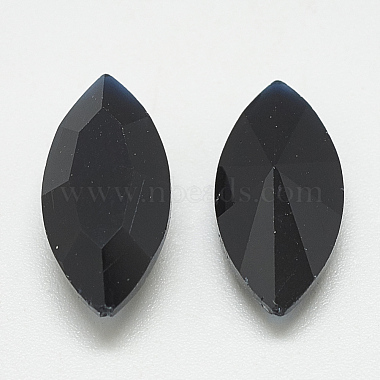 Pointed Back Glass Rhinestone Cabochons(RGLA-T083-5x10mm-02)-2