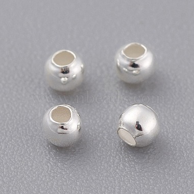 925 Sterling Silver Beads(STER-A010-2mm-239A)-2