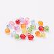 Mixed Color Transparent Acrylic Faceted Round Beads(X-DB4MMM)-2