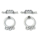 Tibetan Style Alloy Toggle Clasps(LF10795Y-NF)-2