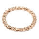 Brass Link Chain Bracelets for Women Men(BJEW-P324-01G-KCG)-1