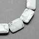 Chapelets de perles en howlite naturelle(X-G-S112-23)-1