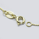 925 Sterling Silver Box Chain Necklaces(STER-F039-45cm-03G)-3