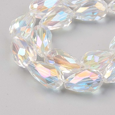 Chapelets de perles en verre transparente  (EGLA-S194-09-A01)-3