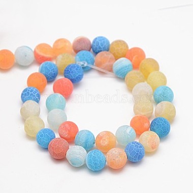 Natural Weathered Agate Beads Strands(G-G589-10mm-11)-3