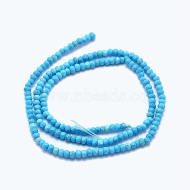 Rondelle Howlite Beads
