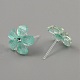 Resin Stud Earrings(EJEW-WH0016-38C-02)-2