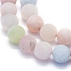 Natural Morganite Beads Strands(G-E561-02-8mm)-3