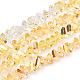 Electroplate Transparent Glass Beads Strands(EGLA-P052-02A-HP01)-1