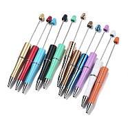 (Defective Closeout Sale: Pen Oxidation) Plastic Beadable Pens, Ballpoint Pen, for DIY Pen Decoration, Mixed Color, 150x12mm(AJEW-XCP0002-64)