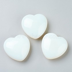 Opalite Beads, No Hole/Undrilled, Heart, 44.5~45x45~46x20.5~21mm(G-G973-08F)