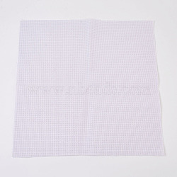 11CT Cross Stitch Canvas Fabric Embroidery Cloth Fabric, DIY Handmade Sewing Accessories Supplies, Square, White, 30x30cm(DIY-WH0063-01B)