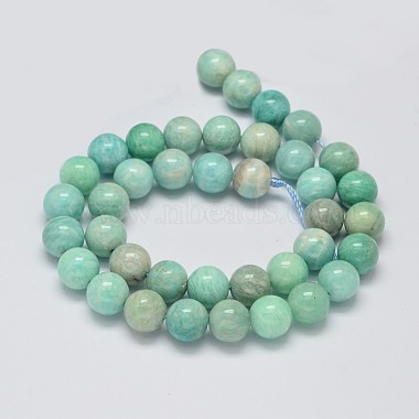 Natural Amazonite Beads Strands(G-K068-03-8mm)-2