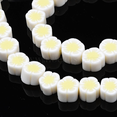 Chapelets de perle en pâte polymère manuel(CLAY-N011-48B-B01)-3